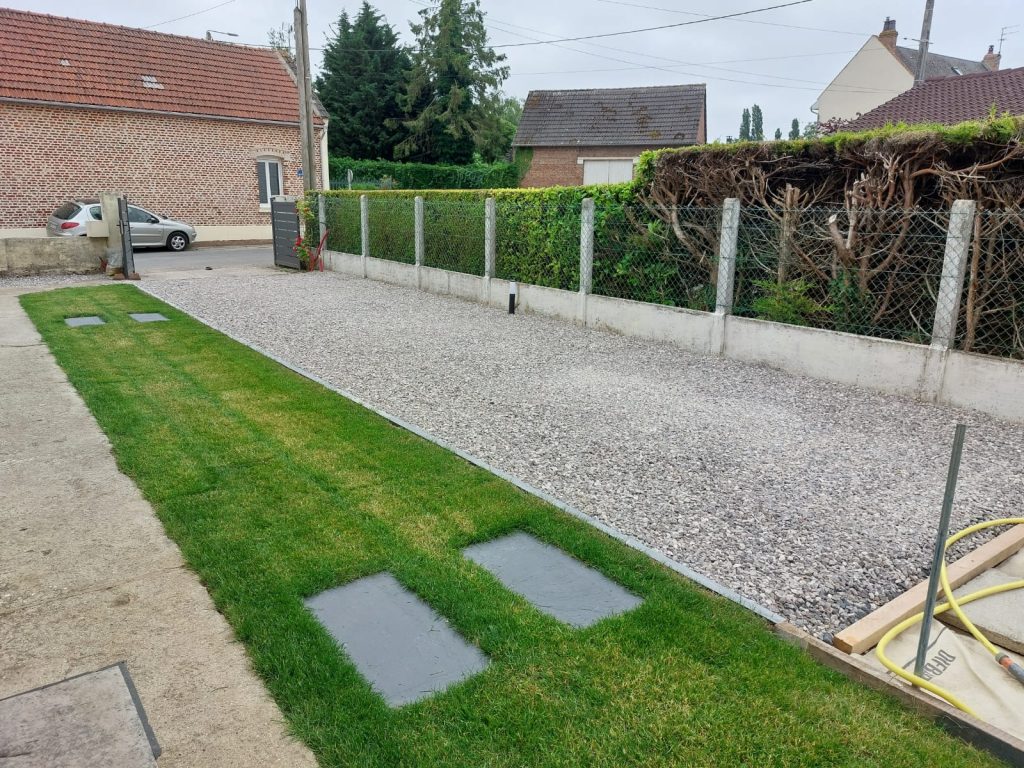 Travaux d’aménagement paysager